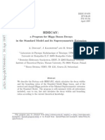 Hdecay:: A Program For Higgs Boson Decays in The Standard Model and Its Supersymmetric Extension