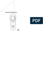 User's Guide: Model 461920 Laser Photo Tachometer