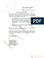 TC: Norma Covid Sobre Plazos Procesales No Suspende Plazo de Prescripción Penal (DU 026-2020)