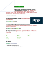 Present Perfect Vs Past Simple