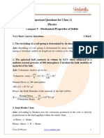 CBSE Class 11 Physics Chapter 9 - Mechanical Properties of Solids Important Questions 2022-23