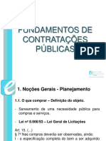 Fundamentos de Contratações Públicas