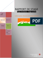 Rapport de Stage