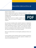 Espacio de Aprendizaje de Admón Educativa Iii, Tercer Pac 2022