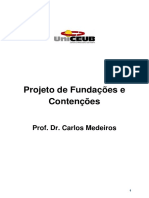 Apostila Fundacoes Contencoes - Ebook Carlos Medeiros - UNICEUB