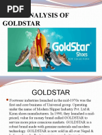 SWOT ANALYSIS OF GOLDSTAR Revised