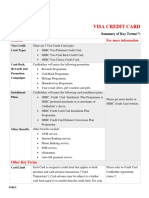 Credit Card Key Terms