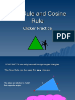 Sine Rule and Cosine Rule Clicker Practice