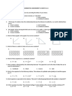 1st Summative Test-Math 9 - Q2