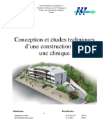 Mémoire Final - Conception Et Études Techniques D'une Construction Pour Une Clinique