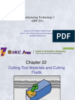 Ch22 Cutting Tool Materials and Cutting Fluids