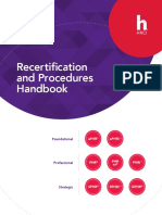 Recertification Handbook