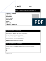 Practice Test 2 Reading Part C