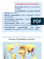 Human Communities and The Environment