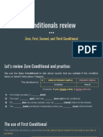 Conditionals and Passive Voice Reviews