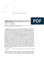 Bidisponibilidad de Metales en Suelos de Minas1