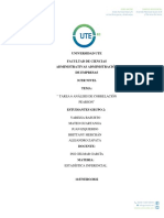 Tarea 6 Análisis de Correlación Pearson