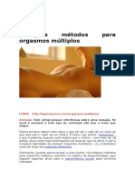 Multiplos Metodos para Orgasmos Multiplos