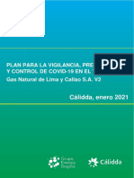 Plan para La Vigilancia Prevención y Control de Covid-19 en El Trabajo Gas Natural de Lima y Callao S.A. V2 Terceros