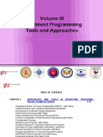 Volume 3 - Investment Programming Tools