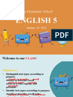 English 5 Class PPT January 24