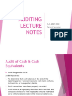 Auditing Lecture Notes 04172022