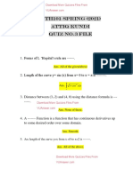 MTH101 Quiz 3 by ATTIQ, S Group