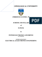 KTUMTECH PowerElectronicsandDrivesSyllabus 29-10-2015