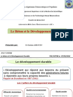 Béton Et Développement Durable