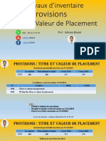 Titres Et Valeur de Placement