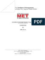 METs IOM - SIP Handout Sept 2022 For MBA II Sem III