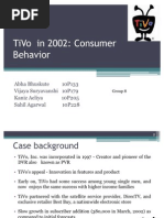 TiVo 2002 Consumer Behaviour