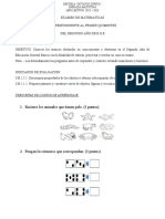 Examen Matematicas