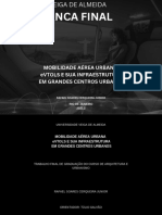 MOBILIDADE AÉREA URBANA eVTOLS E SUA INFRAESTRUTURA EM GRANDES CENTROS URBANOS