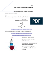 Klasa 7 Prawo Pascala Ciśnienie Hydrostatyczne