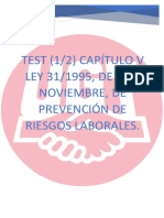 Test Capítulo V Ley 31-1995 1-2