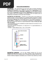 Barómetro de Mercurio, Los Que Indican La Presión Por La Deformación de Una