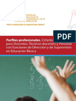 Perfiles Profesionales Educación Básica