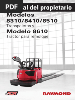 Modelos 8310/8410/8510 Modelo 8610: Manual Del Propietario