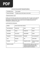 Ficha de Evaluación Traumatología