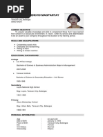 VillijaneMagpantay Resume