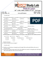 Area and Perimeter Class 6