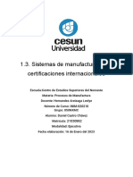 1.3. Sistemas de Manufactura y Sus Certificaciones Internacionales