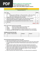 XII CS Practical List 2022-23