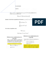 Clase N°8 - Multiplicadores de Lagrange 