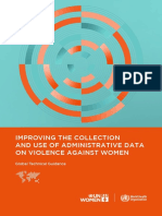 Improving The Collection and Use of Administrative Data On Violence Against Women