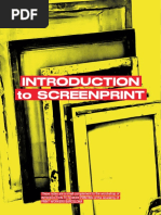 Screenprint Induction Workshop English