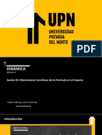 Sesión de Aprendizaje - Sesion 04 - Movimiento Curvilineo de La Partícula en El Espacio - Teoria