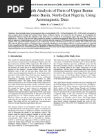 Spectral Depth Analysis of Parts of Upper Benue Trough and Borno Basin, North-East Nigeria, Using Aeromagnetic Data