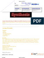 Explosives Synthesis